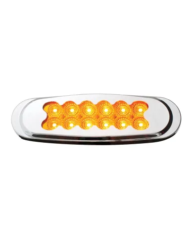 GG76705 - ULTRA THIN MATRIX STYLE AM/AM SPYDER 12LED DUAL FUNT. LIGHT