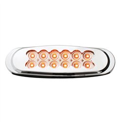 GG76706 - ULTRA THIN MATRIX STYLE AM/CLR SPYDER 12LED DUAL FUNT. LIGHT