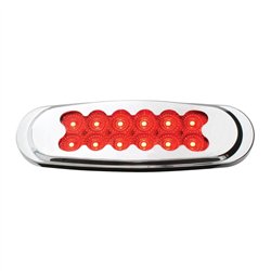 GG76707 - ULTRA THIN MATRIX STYLE RD/RD SPYDER 12LED DUAL FUNT. LIGHT