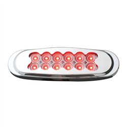 GG76708 - ULTRA THIN MATRIX STYLE RED/CL SPYDER 12LED DUAL FUNT. LIGHT