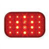 GG77013 - RECT. LOW PROFILE SPYDER RED/ RED 20-LED LIGHT