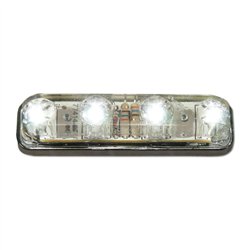 GG77144 - SMALL RECT. WHITE 4-LED SEALED LIGHT