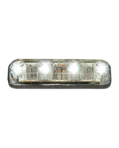 GG77144 - SMALL RECT. WHITE 4-LED SEALED LIGHT