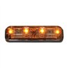 GG77145 - SMALL RECT. AMBER/CLEAR 4-LED MARKER LIGHT