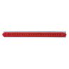 UP20856-17-5/16" Stainless Reflector Light Bracket With 23 LED 17-1/4" Reflector Light Bar - Red LED/Red Lens
