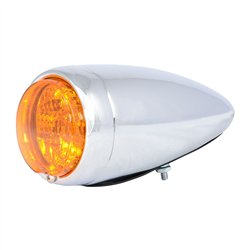 GG77210 - CR. STEEL SPYDER AMBER/AMBER LED TURN & PARKING LIGHT
