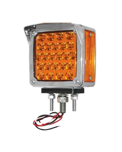 GG77629 - CR. PLASTIC RIM W/ VISOR FOR GG SQUARE 2-FACE LED LIGHT