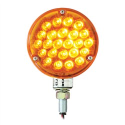 GG78350 - 4" PEARL 1 FACE AMBER/AMBER 24-LED LIGHT
