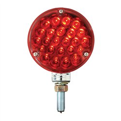 GG78353 - 4" PEARL 1 FACE RED/RED 24-LED LIGHT