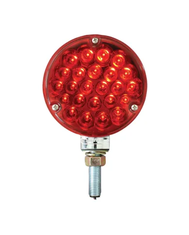 GG78353 - 4" PEARL 1 FACE RED/RED 24-LED LIGHT