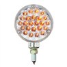 GG78355 - 4" PEARL 1 FACE AMBER/CLEAR 24-LED LIGHT