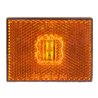 GG78380 - RECT. STUD MOUNT AMBER LED MARKER LIGHT W/REFLECTOR