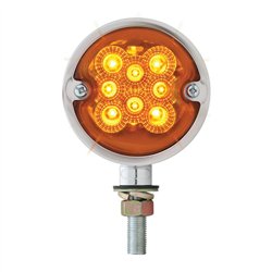 GG78550 - DOUBLE FACE CR DIE CAST FLAT AMBER SPYDER LED LIGHT