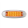 GG78565 - ULTRA THIN SPYDER AMBER/AMBER 12-LED MARKER LIGHT W/S.S. RIM