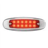 GG78567 - ULTRA THIN SPYDER RED/RED 12-LED MARKER LIGHT W/S.S. RIM