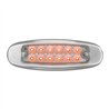 GG78568 - ULTRA THIN SPYDER RED/CLEAR 12-LED MARKER LIGHT W/S.S. RIM
