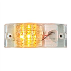 GG78601 - SIDE MOUNT SPYDER AMBER/CLEAR 9-LED MARKER/TURN LIGHT
