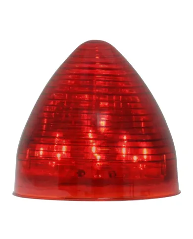 GG79301 - 2.5" BEEHIVE RED/RED 13-LED LIGHT