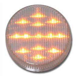 GG79317 - 2.5" FLEET AMBER/CLEAR 13 LED SEALED LIGHT