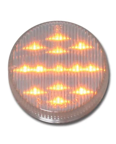 GG79317 - 2.5" FLEET AMBER/CLEAR 13 LED SEALED LIGHT