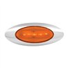 GG79460 - Y2K AMBER PLUG IN MARKER LIGHT W/ CR. PLASTIC BEZEL