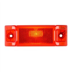 GG79711 - RECT. RED MARKER LIGHT KIT W/REFLECTOR & HOT WIRE PLUG
