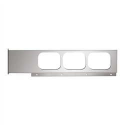 GG80116 - 2 PC. CR. REAR LIGHT BAR ONLY W/RECT. HOLES