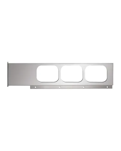 GG80116 - 2 PC. CR. REAR LIGHT BAR ONLY W/RECT. HOLES