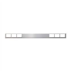 GG80126 - 1 PC CR. REAR LIGHT BAR ONLY W/RECT. HOLES