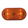 GG80241 - AMBER OBLONG MARKER LIGHT W/WHITE BASE