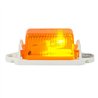 GG80251 - AMBER MINI MARKER LIGHT W/ WHITE BASE