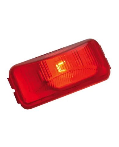 GG80276 - RECT. RED 1 BULB MARKER LIGHT 
