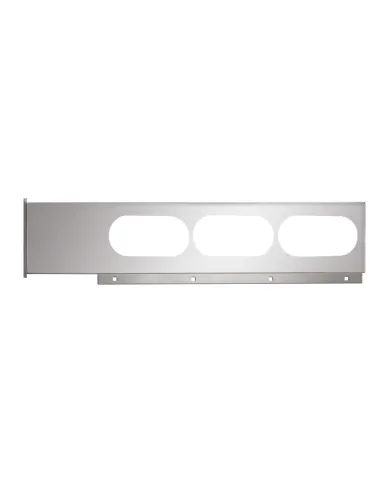 GG80332 - 2 PC. S.S. REAR LIGHT BAR W/ OVAL HOLES