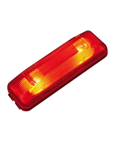 GG80345 - RECT. RED 2 BULBS MARKER SEALED LIGHT