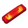 GG80345 - RECT. RED 2 BULBS MARKER SEALED LIGHT