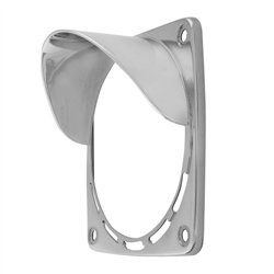 GG80358 - CR. PLASTIC BEZEL W/VISOR FOR SQUARE PEDESTAL LIGHT