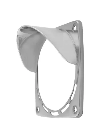 GG80358 - CR. PLASTIC BEZEL W/VISOR FOR SQUARE PEDESTAL LIGHT