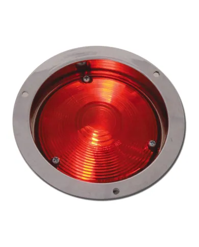 GG80370 - CR. DIE CAST FLANGE MOUNT RED LIGHT