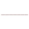 UP20882-94" Stainless Steel Light Bracket With 7X 19 LED 12" Reflector Light Bars - Red LED/Red Lens