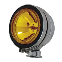 GG80631 - 5" CR. AMBER GLASS LIGHT W/H3 12V/55W HALOGEN BULB