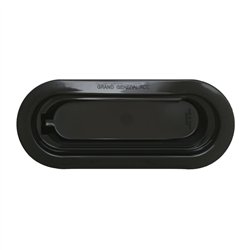 GG80665 - CLOSED BACK OVAL BLACK GROMMET 