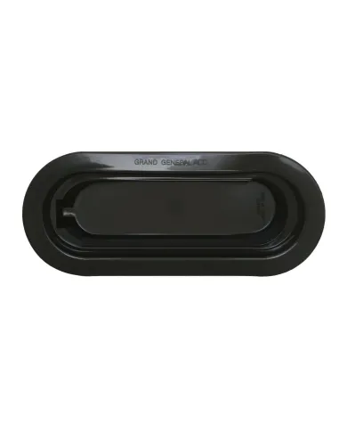 GG80665 - CLOSED BACK OVAL BLACK GROMMET 