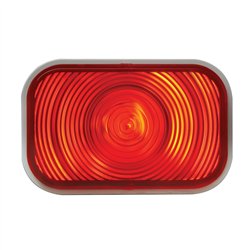 GG80785 - RECT. RED INCAND. SEALED LIGHT 
