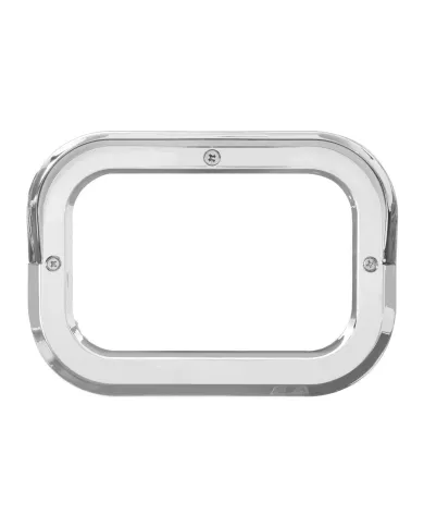 GG80786 - CR. PLASTIC GROMMET COVER W/ VISOR FOR RECT. LIGHT
