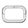 GG80786 - CR. PLASTIC GROMMET COVER W/ VISOR FOR RECT. LIGHT