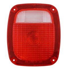 GG80792 - RED PLASTIC LENS W/SMALL CLEAR LENS ON TOP
