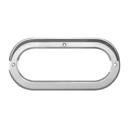 GG80807 - CR. PLASTIC GROMMET COVER W/ VISOR FOR OVAL LIGHT