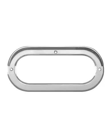 GG80807 - CR. PLASTIC GROMMET COVER W/ VISOR FOR OVAL LIGHT