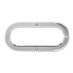 GG80808 - CR. PLASTIC VERTICAL GROMMET COVER W/ VISOR FOR OVAL LIGHT