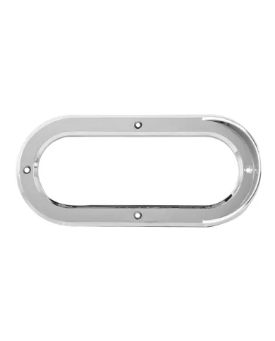 GG80808 - CR. PLASTIC VERTICAL GROMMET COVER W/ VISOR FOR OVAL LIGHT